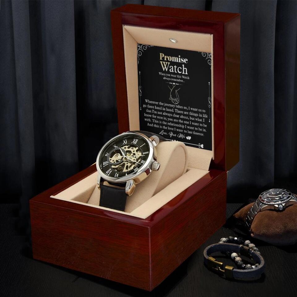 Promise Watch - Personalized Luxury Men's Watch