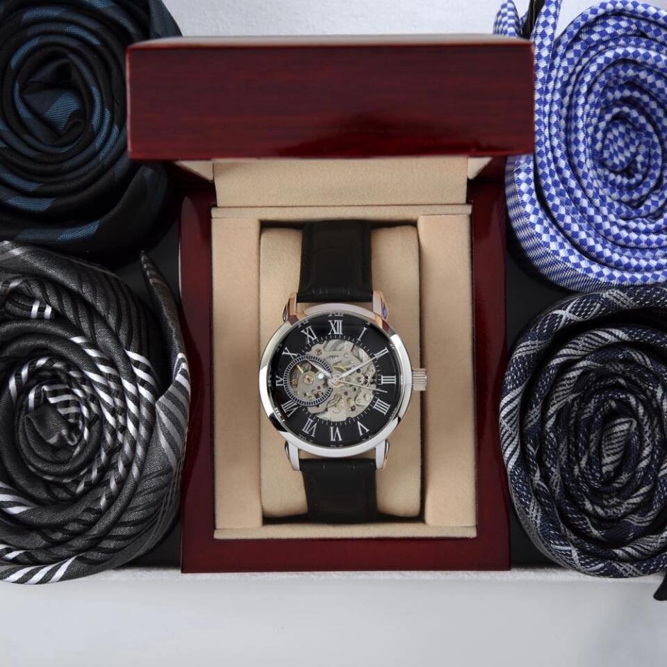 Promise Watch - Personalized Luxury Men's Watch - Best Meaningful Gifts for Him Husband Boyfriend Fiance - 209IHPTHWA326