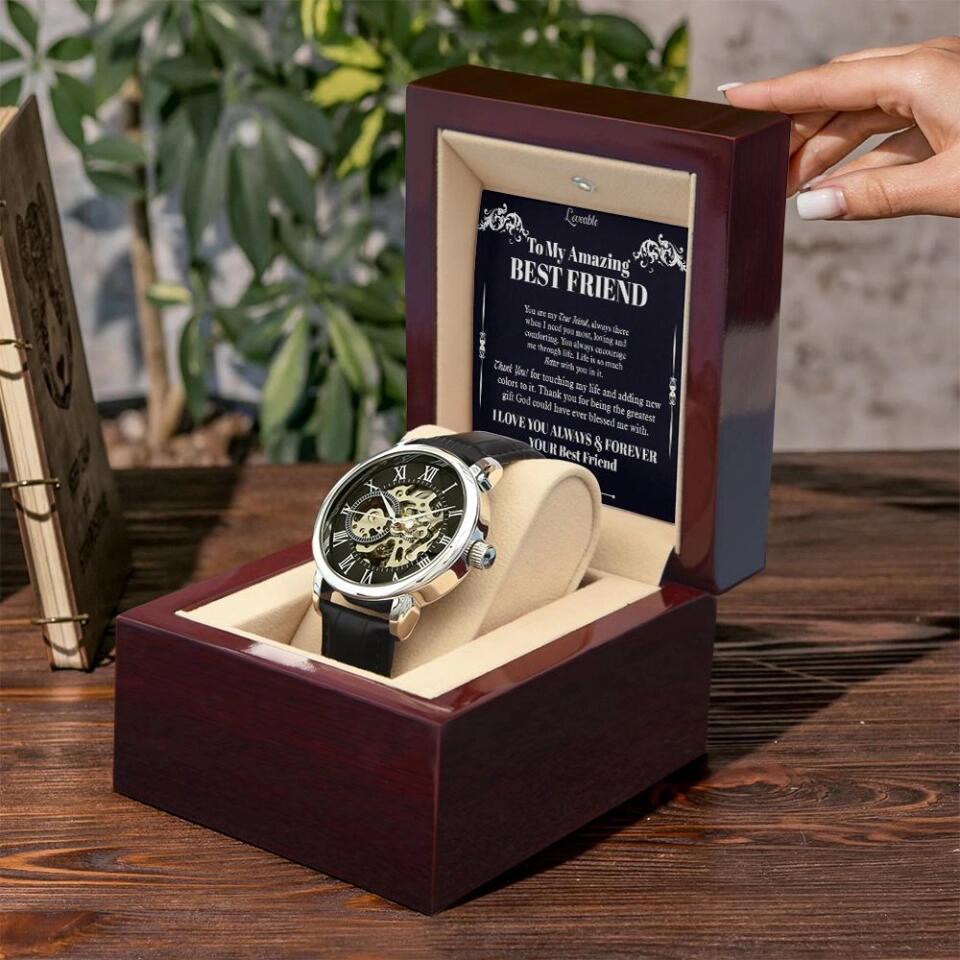 To My Amazing Best Friend - Men's Watch - Birthday Gift for Guy Friend
