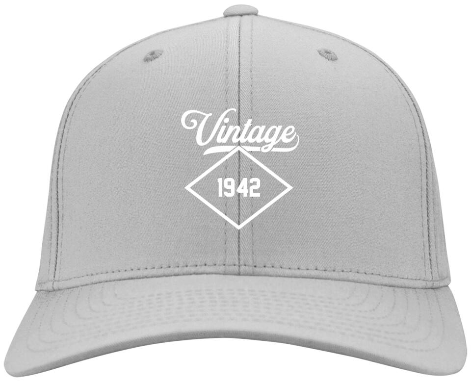 Vintage Custom Year - Personalized Twill Cap - Gift For Him