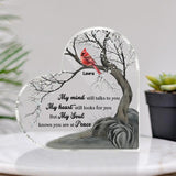 My Heart Still Looks For You Personalized Heart Acrylic Plaque