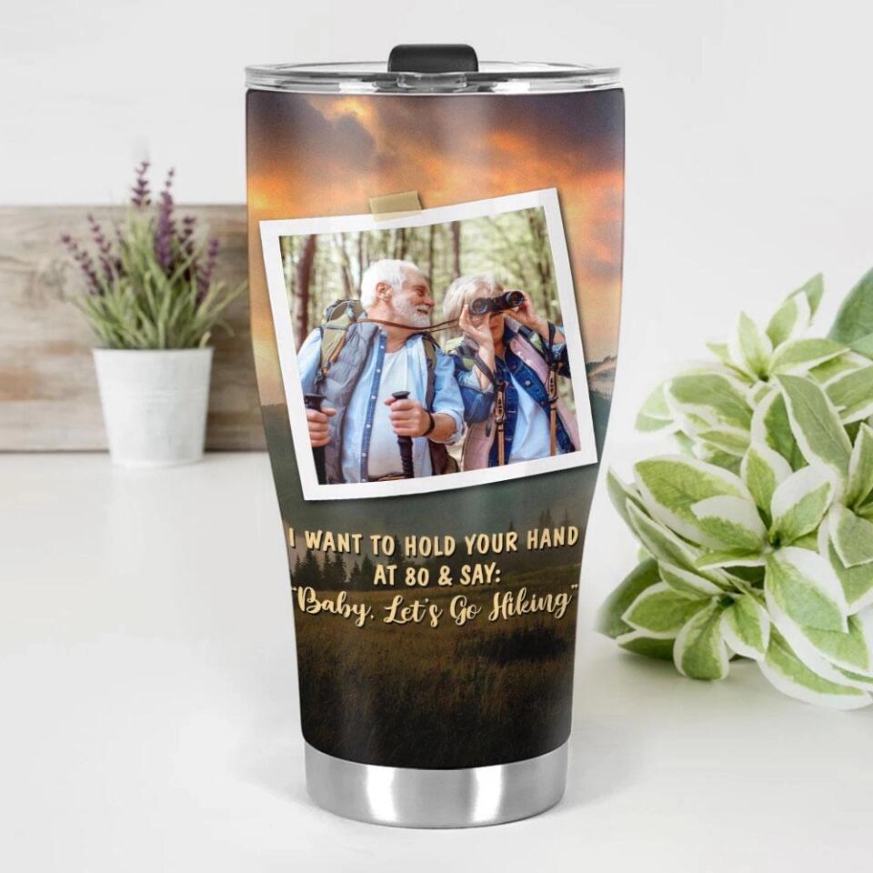 I Want To Hold Your Hand - Personalized 30OZ Tumbler - Gifts For Couple