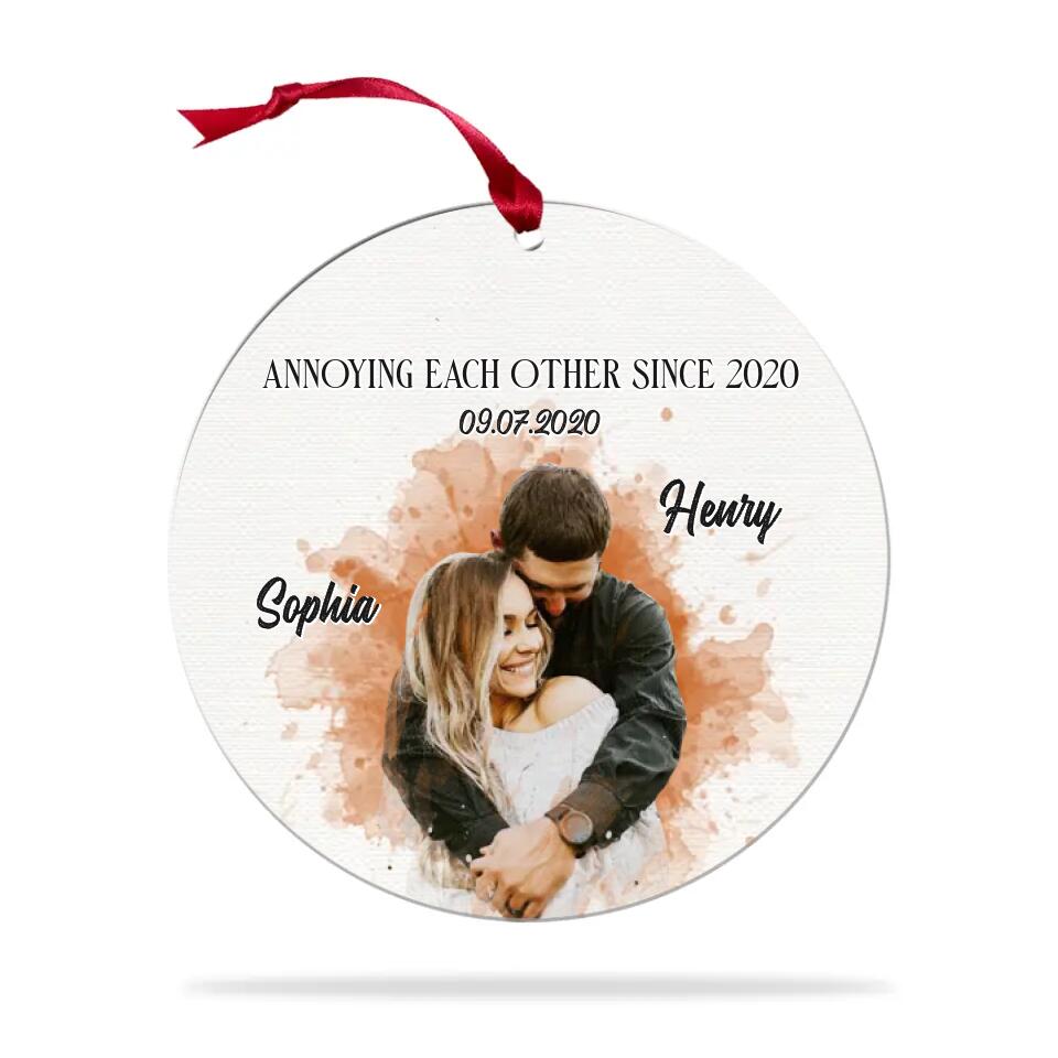 Annoying Each Other Since Custom Ornament Christmas Gift For Couple