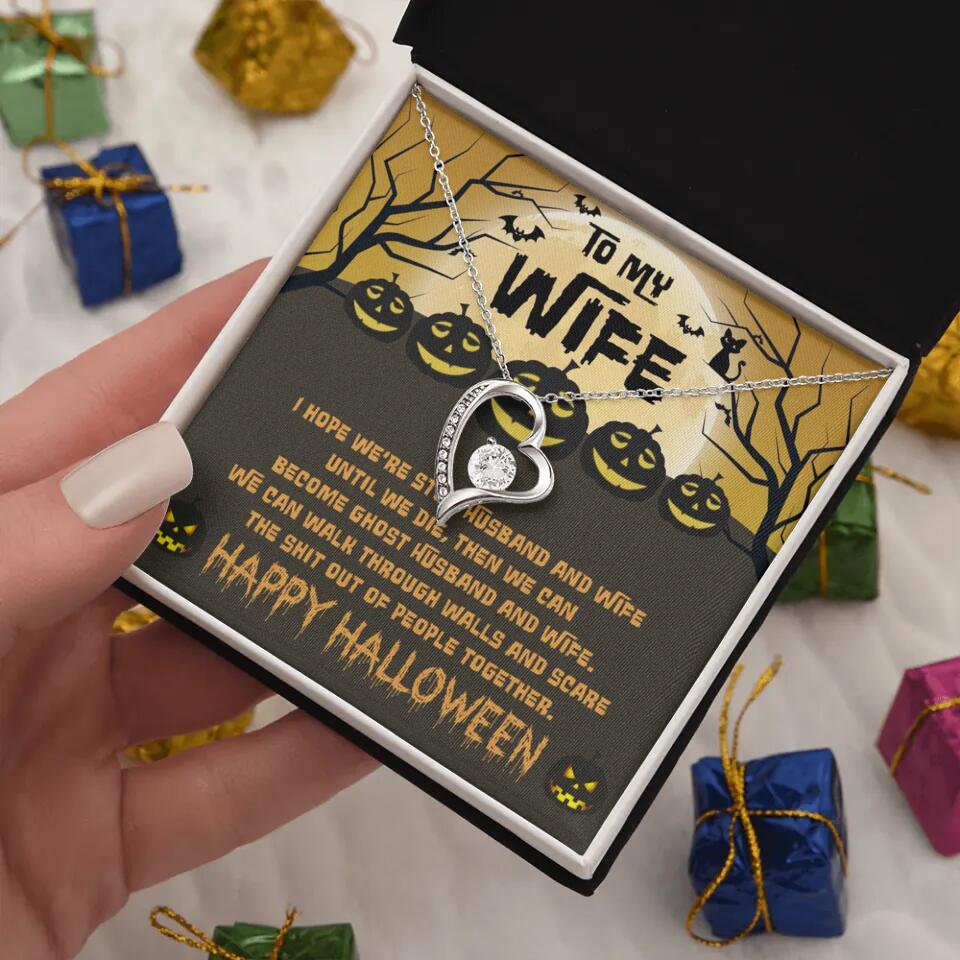 I Hope We're Still Husband And Wife Until We Die Personalized Necklace