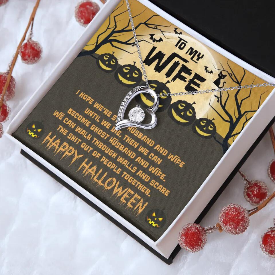 I Hope We're Still Husband And Wife Until We Die Personalized Necklace