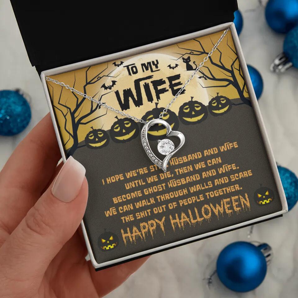 I Hope We're Still Husband And Wife Until We Die Personalized Necklace