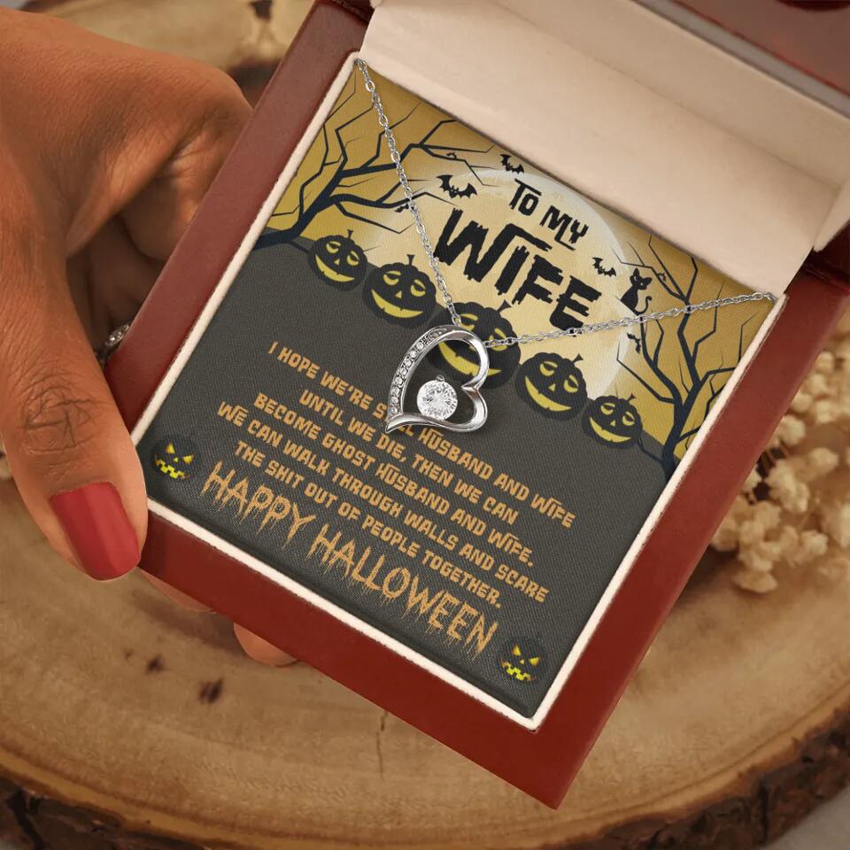 I Hope We're Still Husband And Wife Until We Die Personalized Necklace