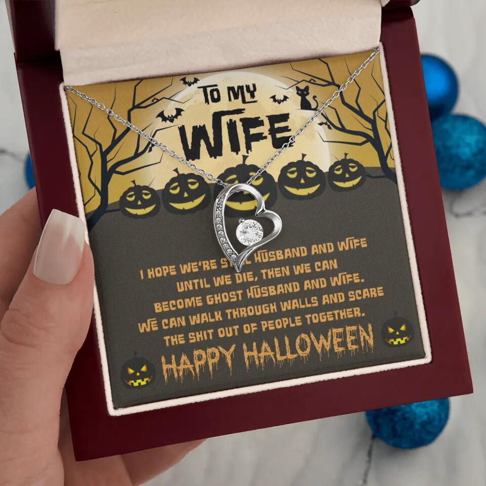 I Hope We're Still Husband And Wife Until We Die Personalized Necklace