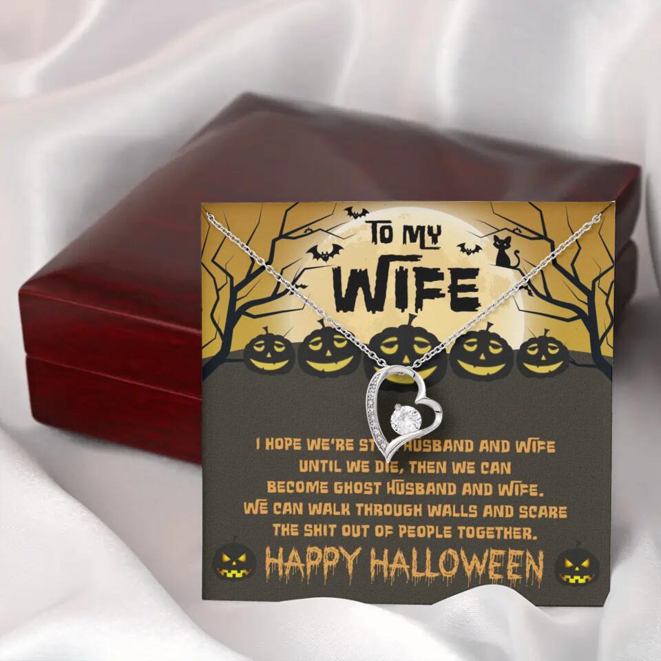 I Hope We're Still Husband And Wife Until We Die Personalized Necklace