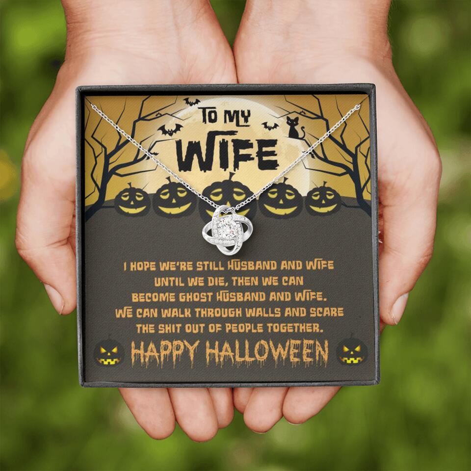 I Hope We're Still Husband And Wife Until We Die Personalized Necklace