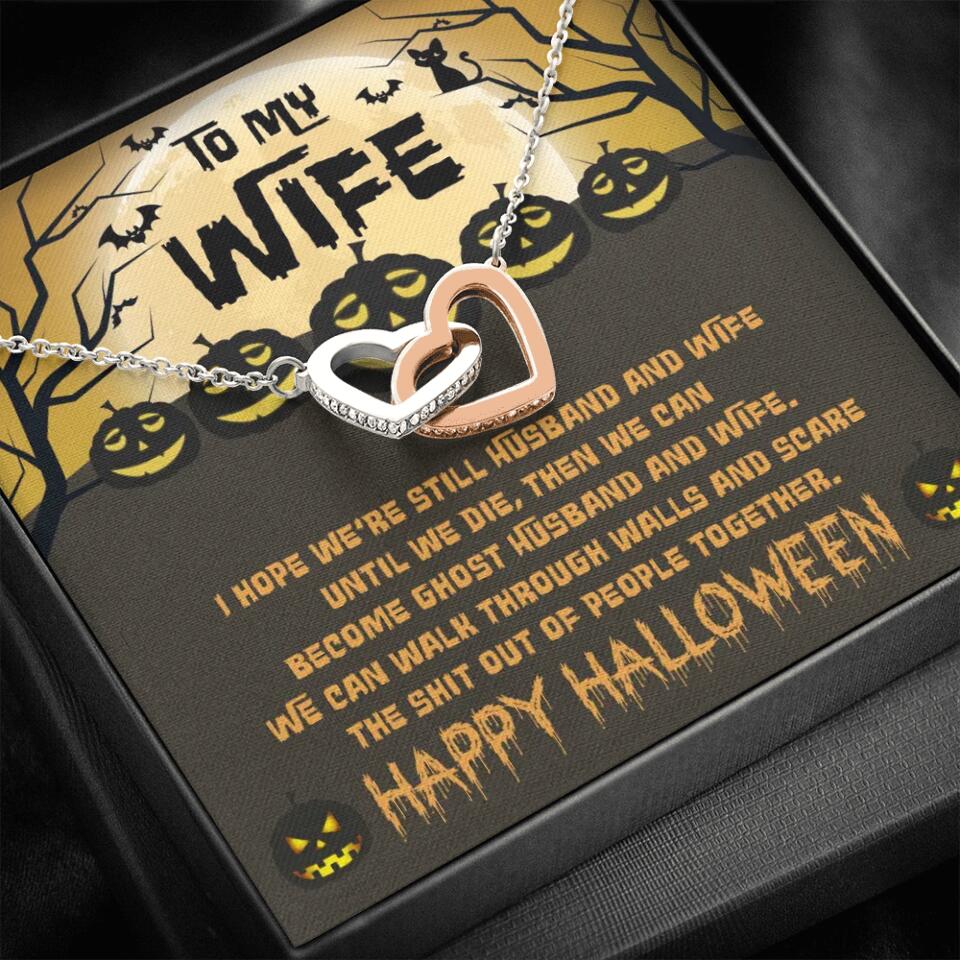 I Hope We're Still Husband And Wife Until We Die Personalized Necklace