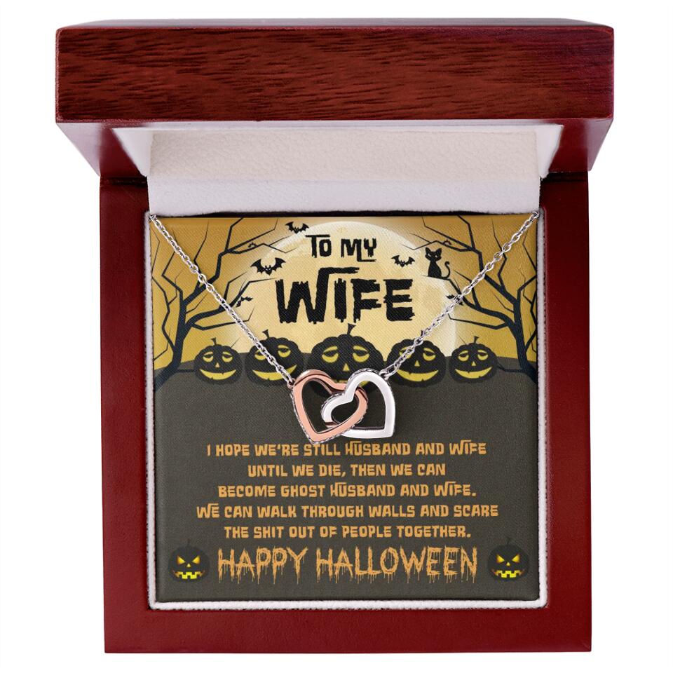 I Hope We're Still Husband And Wife Until We Die Personalized Necklace