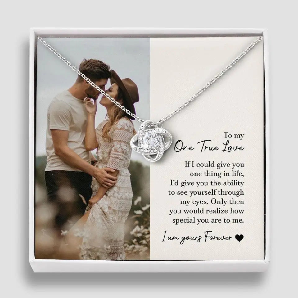 To My One True Love - Personalized Necklace