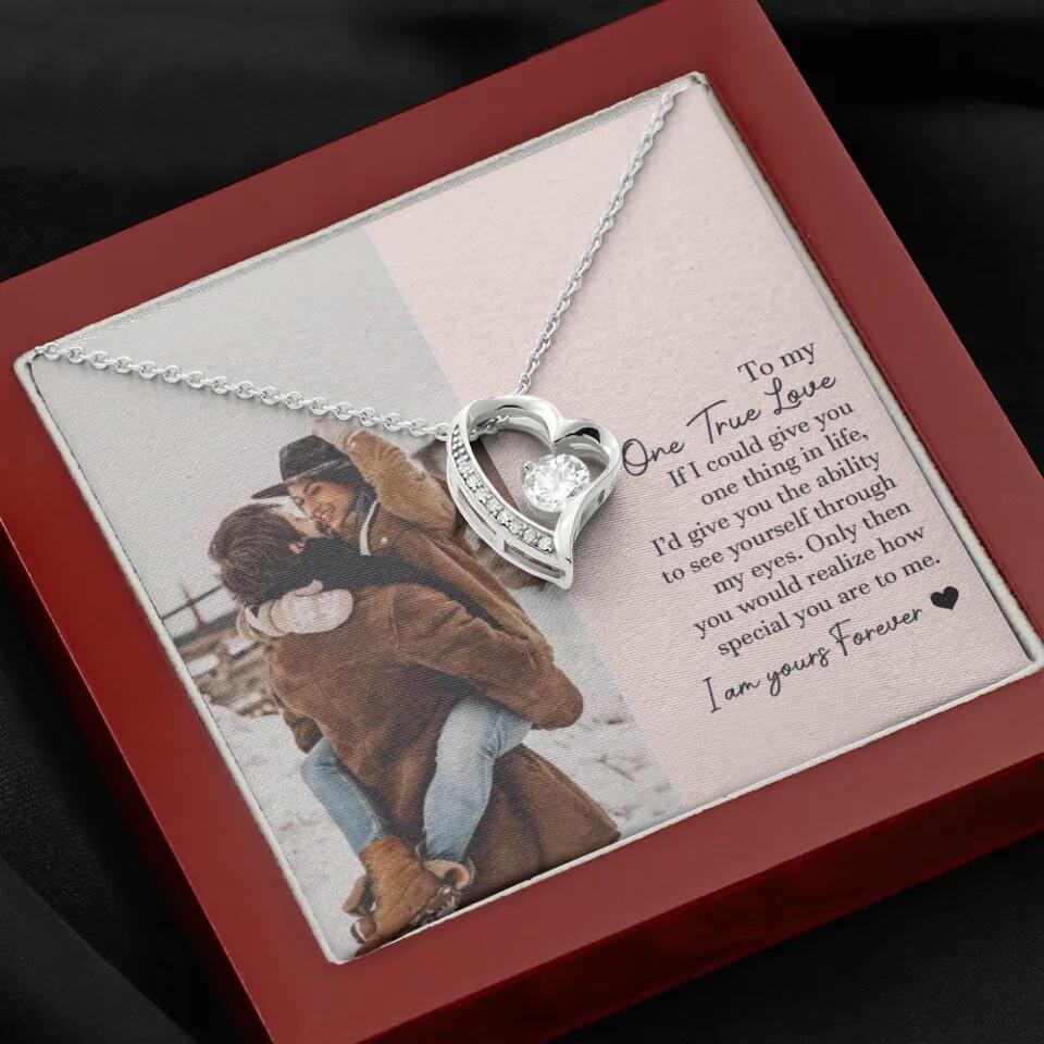 To My One True Love - Personalized Necklace