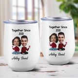 Together Since Husband and Wife Personalized Tumbler