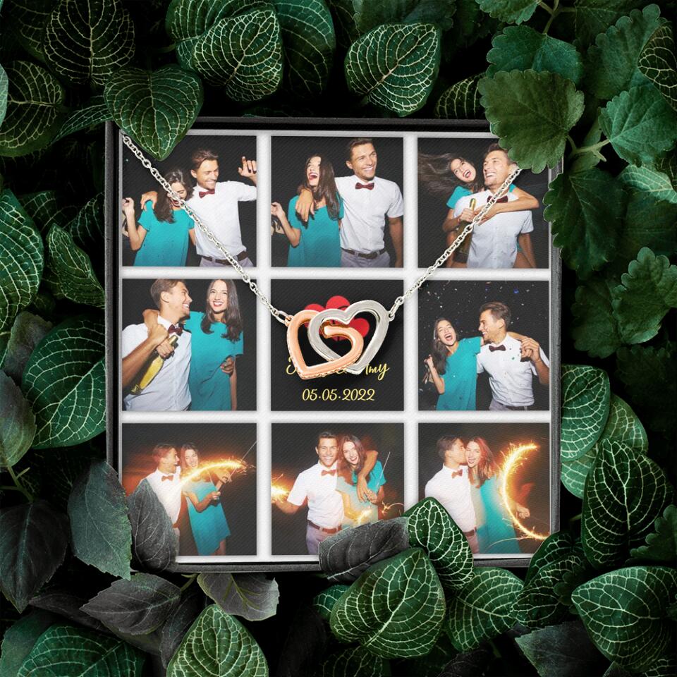 Personalized Valentine Gifts - Custom Name, Text and Date - Personalized Necklace - Gift for Her