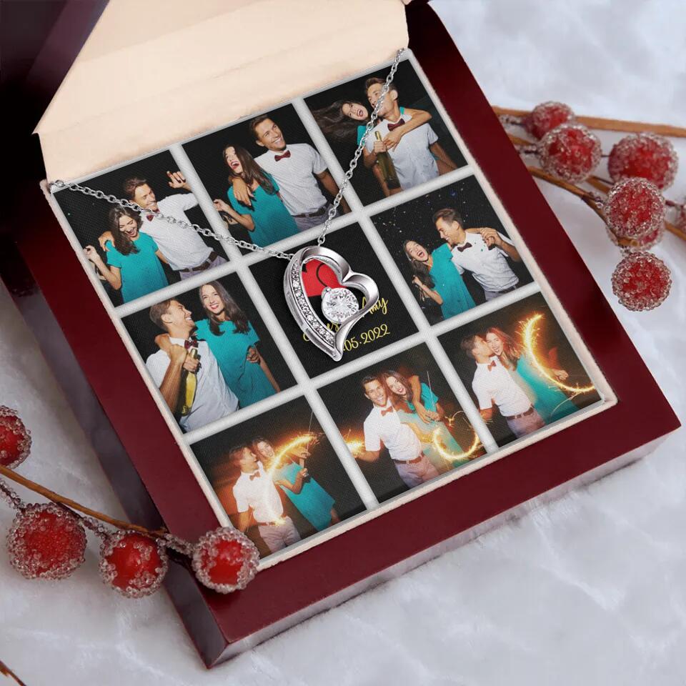 Personalized Valentine Gifts - Custom Name, Text and Date - Personalized Necklace - Gift for Her