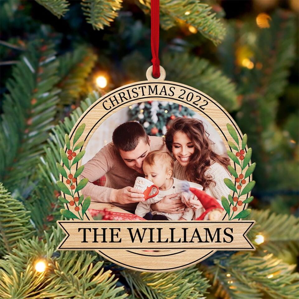 First Christmas for Family - Best Personalized Ornament for Christmas Tree - Decor Christmas- 210IHNLNOR774