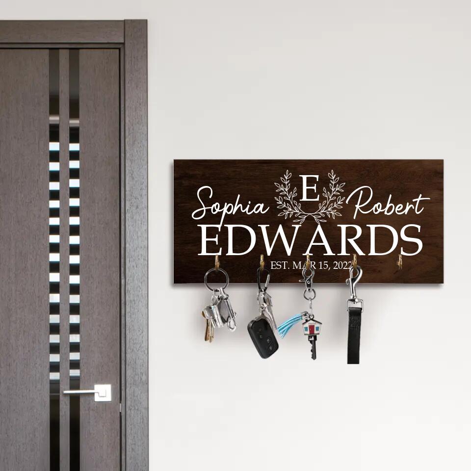 Home Sweet Home Custom Key Holder Marriage Presents