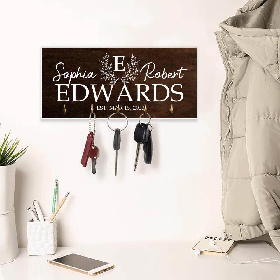 Home Sweet Home Custom Key Holder Marriage Presents