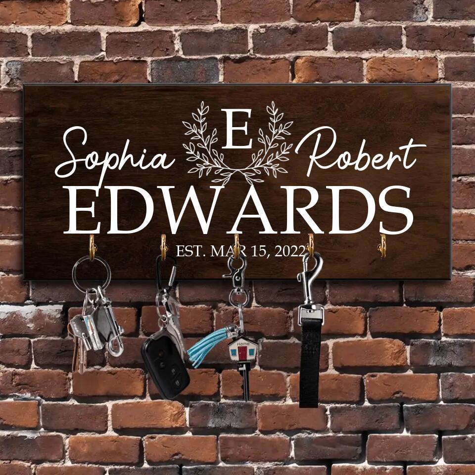 Home Sweet Home Custom Key Holder Marriage Presents