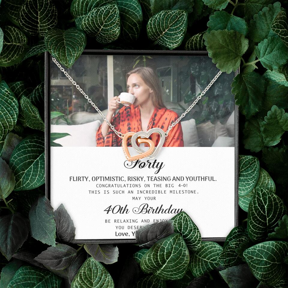 Forty Flirty Optimistic Risky Teasing And Youthful Personalized Necklace