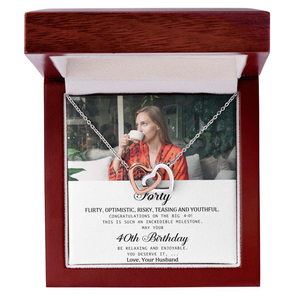 Forty Flirty Optimistic Risky Teasing And Youthful Personalized Necklace