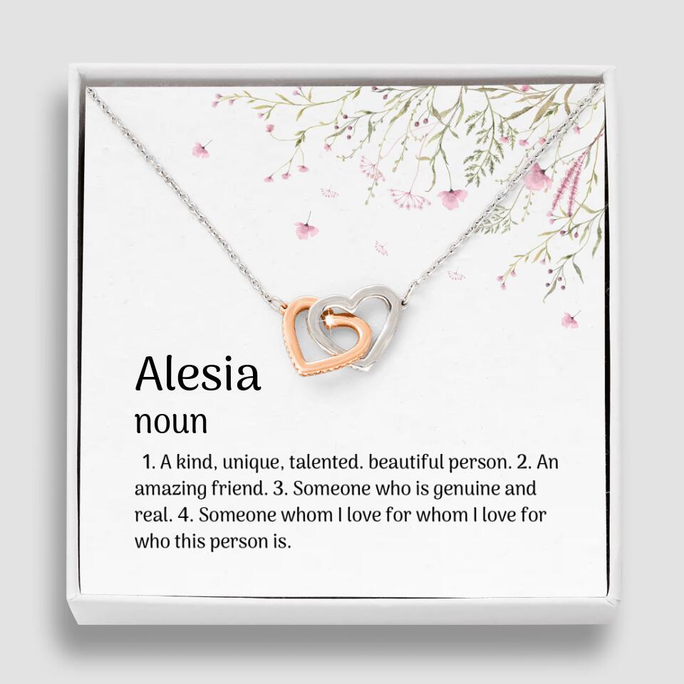 A Kind Unique Talented Beautiful Person - Personalized Necklace - Best Gift for Wife For Her Anniversary - 211IHNNPJE826