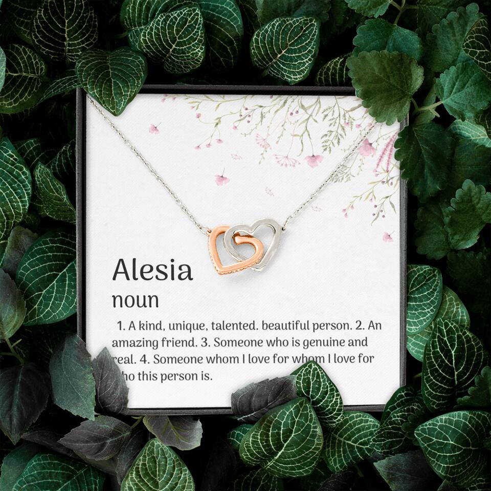 A Kind Unique Talented Beautiful Person Personalized Necklace