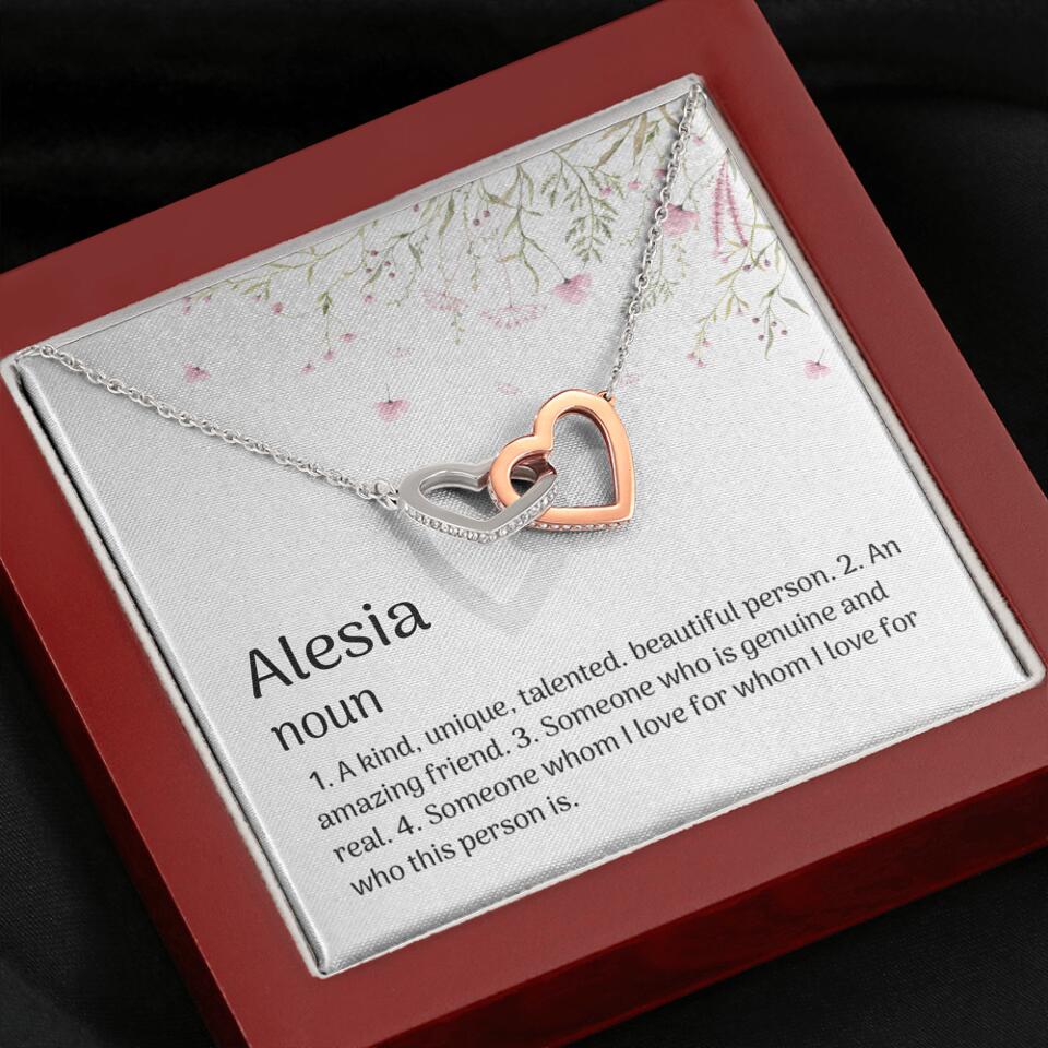 A Kind Unique Talented Beautiful Person Personalized Necklace