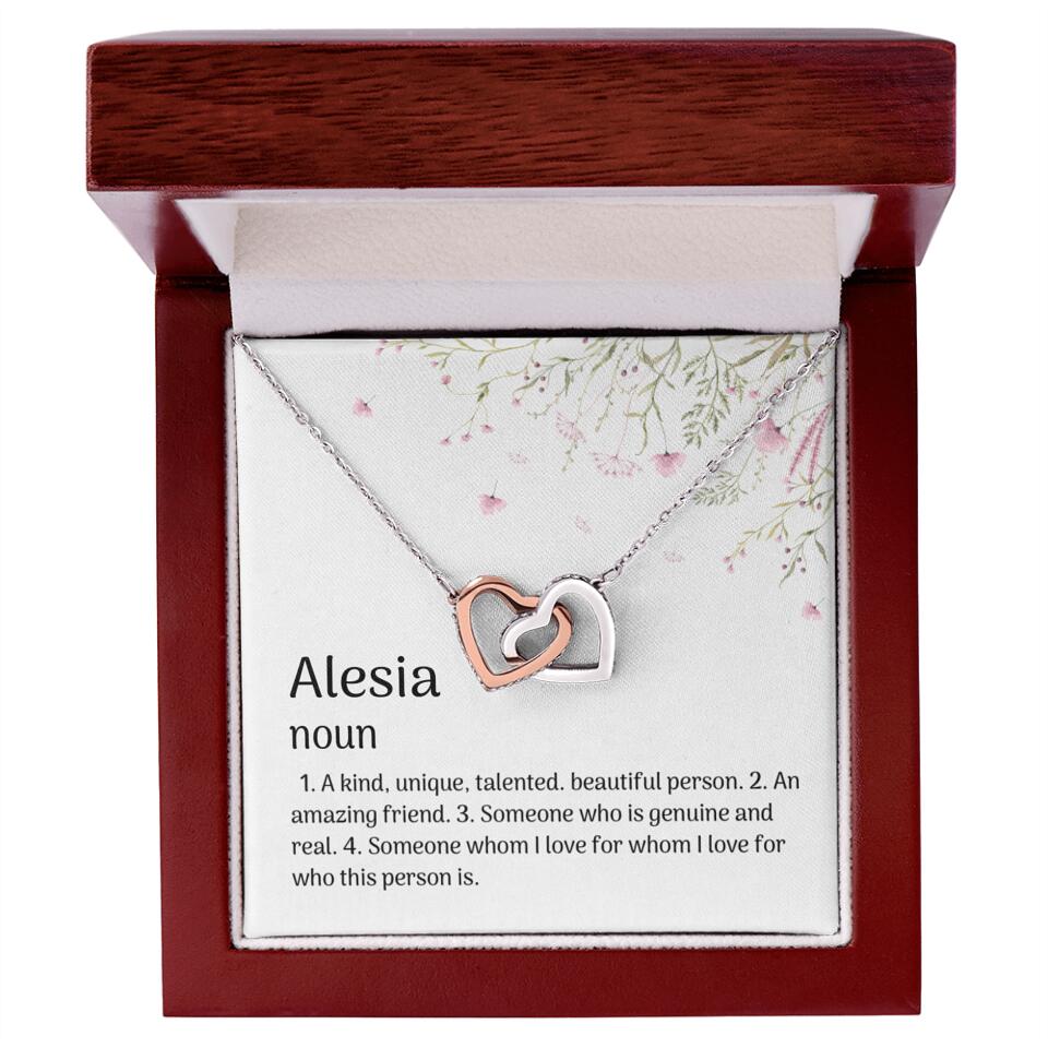 A Kind Unique Talented Beautiful Person Personalized Necklace