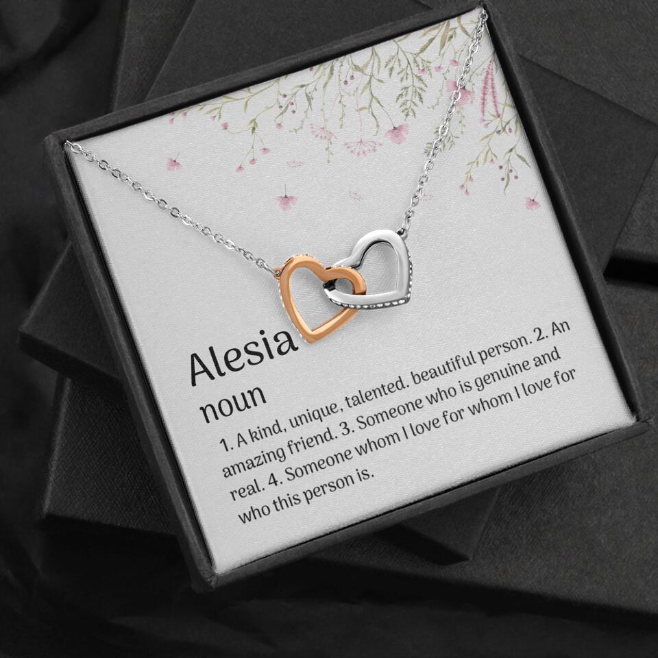 A Kind Unique Talented Beautiful Person Personalized Necklace