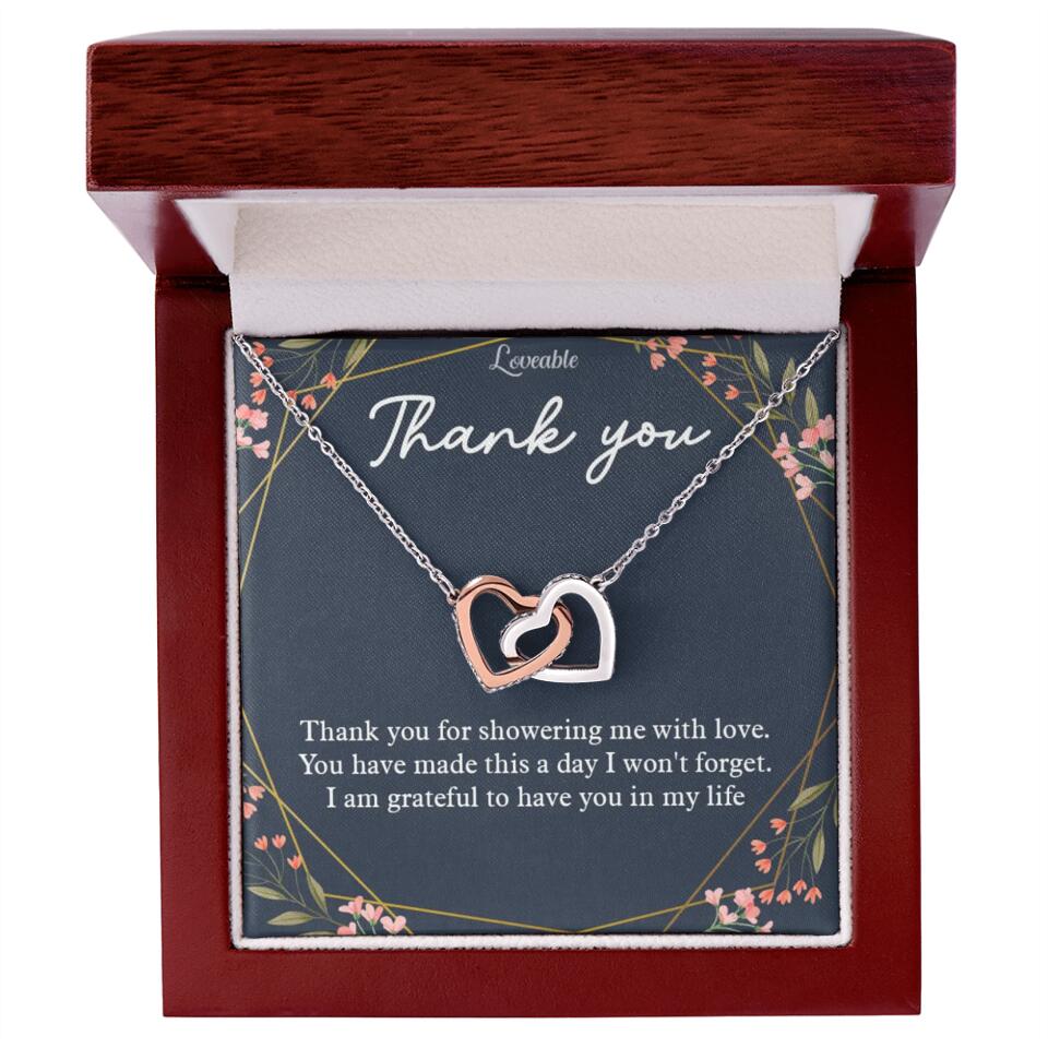 Thank You For Showering Me With Love - Necklace Jewelry