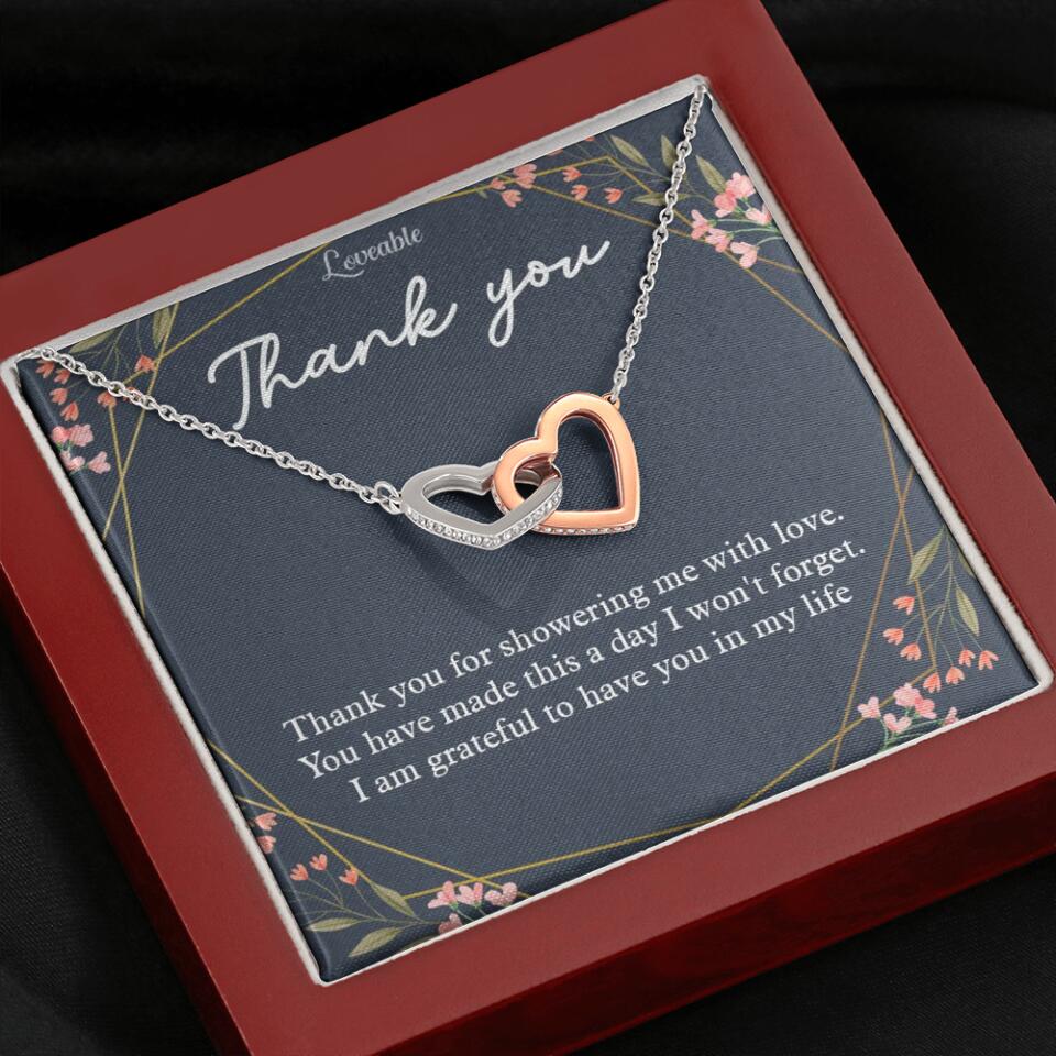 Thank You For Showering Me With Love - Necklace Jewelry