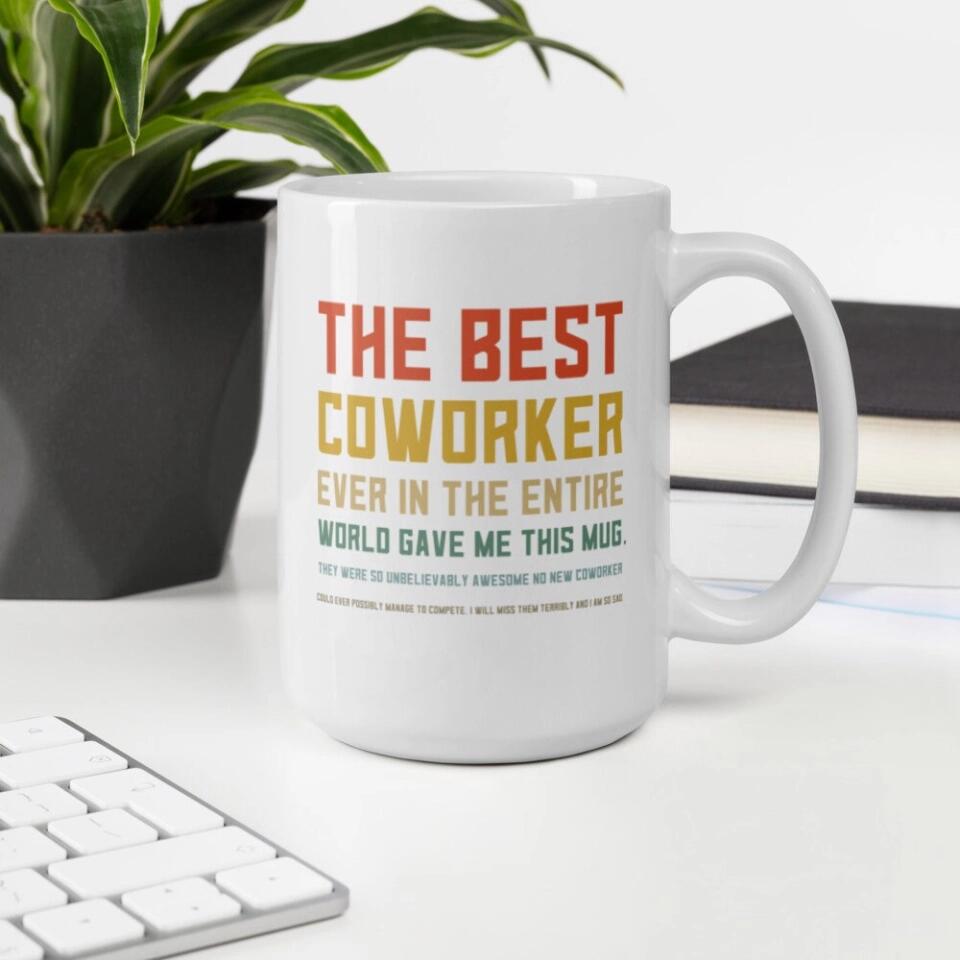 Coworker Leaving Mug Work Wife Gift - Personalized Mug - Funny Gifts For Coworkers Friends