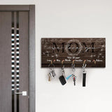 Mom We Love You - Personalized Wooden Key Holder Hanger For Family - Best Gift for Mom on Birthday Mother's day Christmas - 211IHPBNKH509