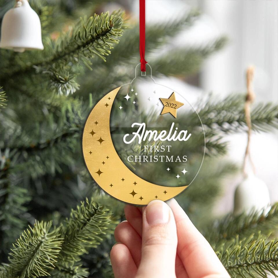 Baby First Christmas Personalized Ornament