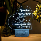 We Hope Everytime You Like This Up It Reminds You How Much I Love You - Personalized Name Nickname - 3D Led Light - Lamp - Best Gift for Mom Dad Grandma Grandpa - 211ICNNPLL241