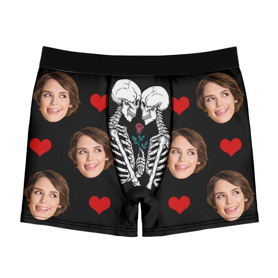 I licked It... So It's Mine - Personalized Men Boxer - Funny Gift For Him