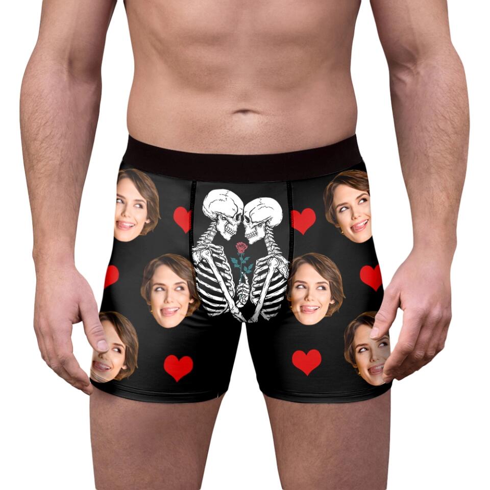 I licked It... So It's Mine - Personalized Men Boxer - Funny Gift For Him