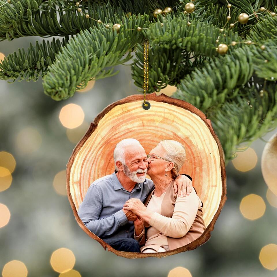 Annoying Each Other For Many Years - Personalized Custom Shape Wooden Ornament - Best Anniversary Gifts for Parents Dad Mom Wife Husband