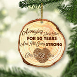 Annoying Each Other For Many Years - Personalized Custom Shape Wooden Ornament - Best Anniversary Gifts for Parents Dad Mom Wife Husband - 211IHPLNOR528
