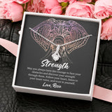Strength Follow Your Heart - Personalized Necklace -  Best Gifts For Her Your Daughter Sisters Wife Girlfriend - 211ICNNPJE209