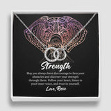 Strength Follow Your Heart - Personalized Necklace -  Best Gifts For Her Your Daughter Sisters Wife Girlfriend - 211ICNNPJE209