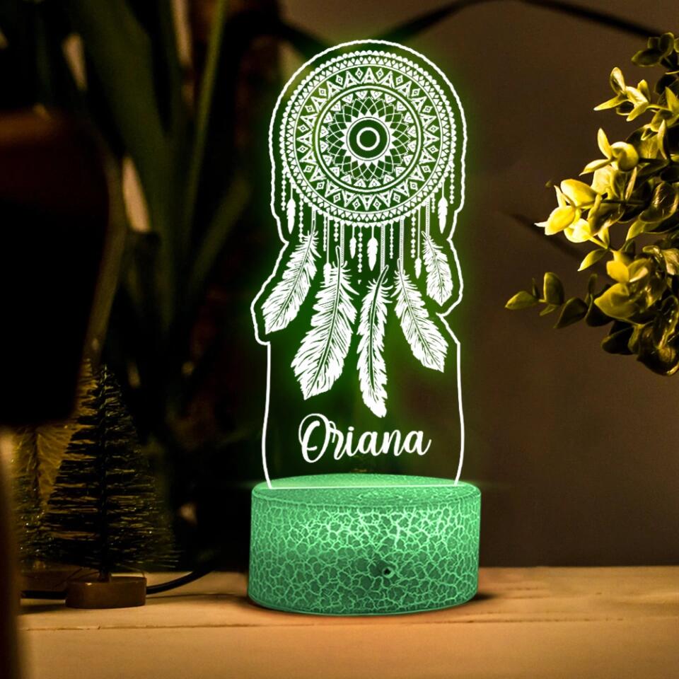Dreamcatcher 3D Color Change Personalized LED Light