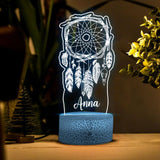 Dreamcatcher 3D Night Light, 7 Color Change Decor Lamp - Best Gift for Your Kids Children | 211IHPNPLL520