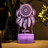 Dreamcatcher 3D Night Light, 7 Color Change Decor Lamp - Best Gift for Your Kids Children | 211IHPNPLL520