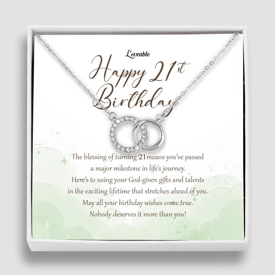 Nobody Deserves It More Than You Personalized Birthday Necklace Gift For Daughter