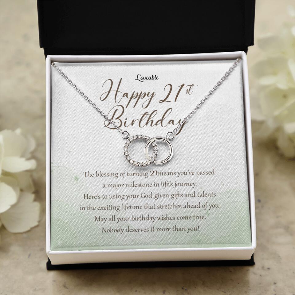 Nobody Deserves It More Than You Personalized Birthday Necklace Gift For Daughter