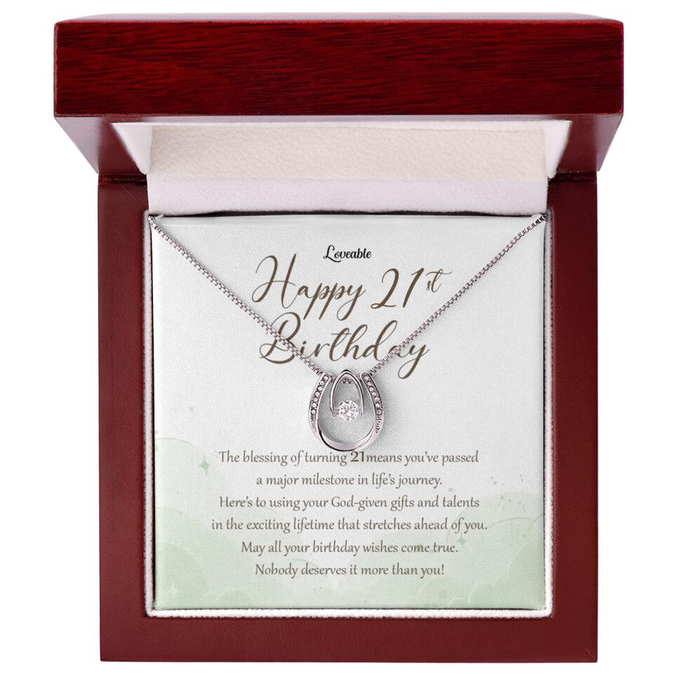 Nobody Deserves It More Than You Personalized Birthday Necklace Gift For Daughter